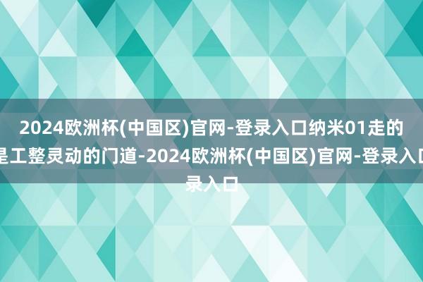 2024欧洲杯(中国区)官网-登录入口纳米01走的是工整灵动的门道-2024欧洲杯(中国区)官网-登录入口