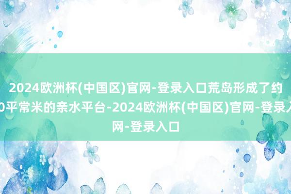 2024欧洲杯(中国区)官网-登录入口荒岛形成了约500平常米的亲水平台-2024欧洲杯(中国区)官网-登录入口